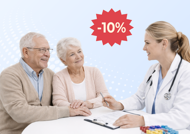 Скидка -10% для пенсионеров при предъявлении пенсионного удостоверения!